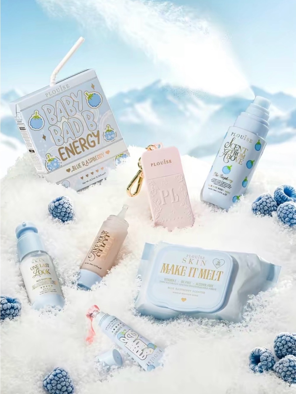Blue Raspberry Beauty Box - Assorted Skincare & Makeup Kit - Picture 2 of 5